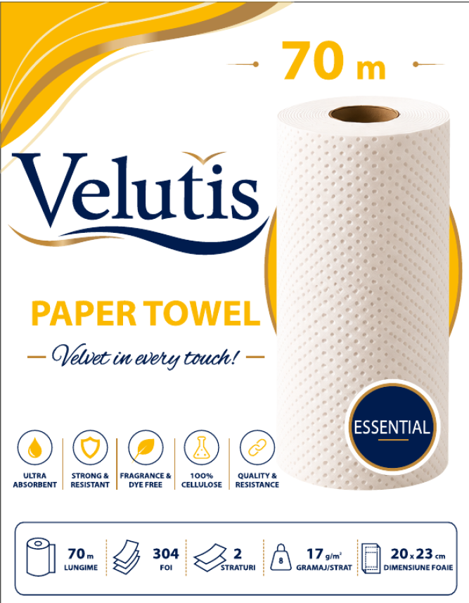 ESSENTIAL 70m professional paper towel roll