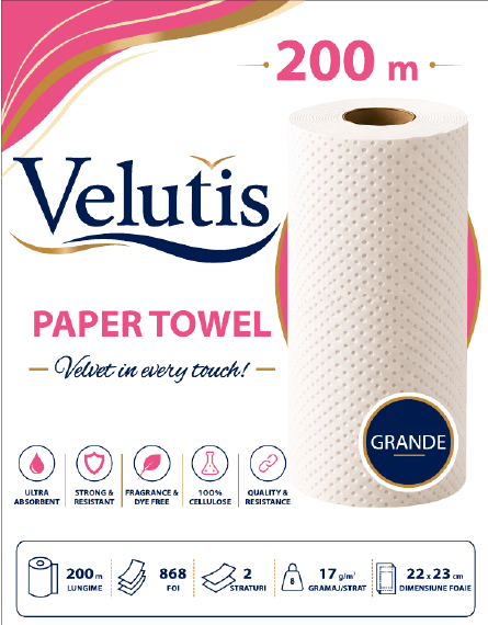 Velutis Grande professional paper towel roll