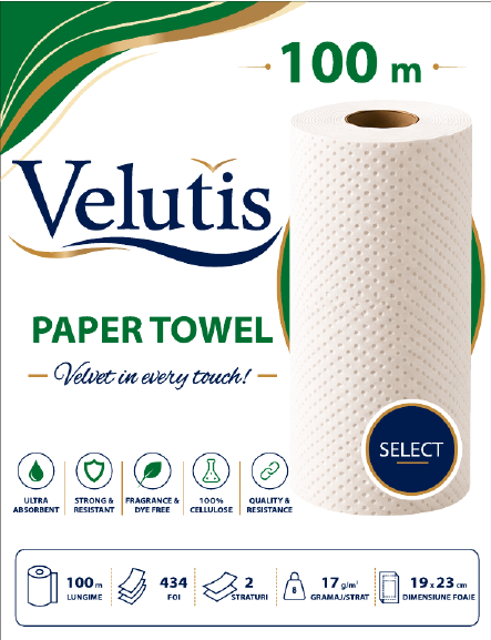 SELECT 100m professional paper towel roll
